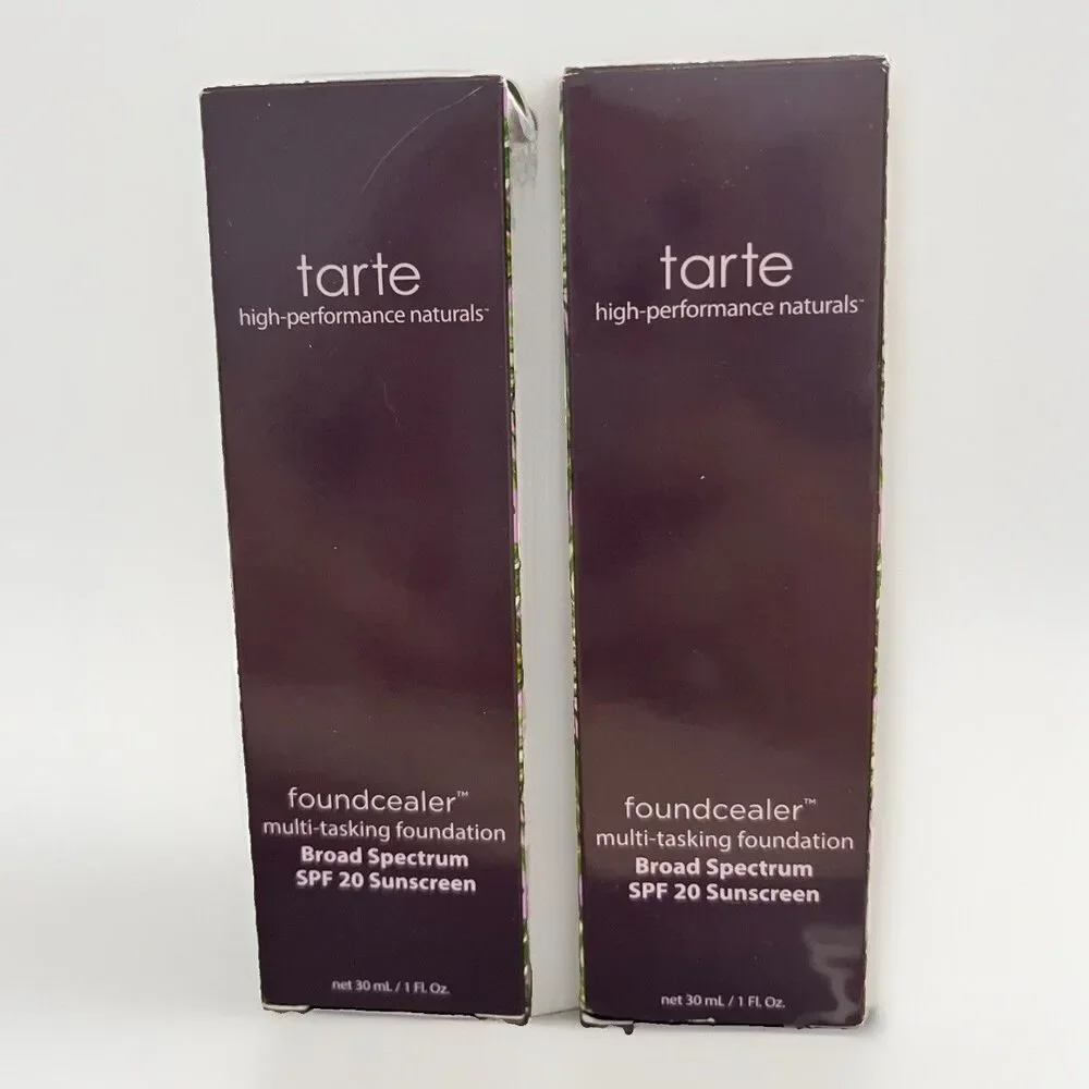 2 X Tarte Foundcealer Multi-Tasking Foundation 16S Fair Light Sand 1 oz New